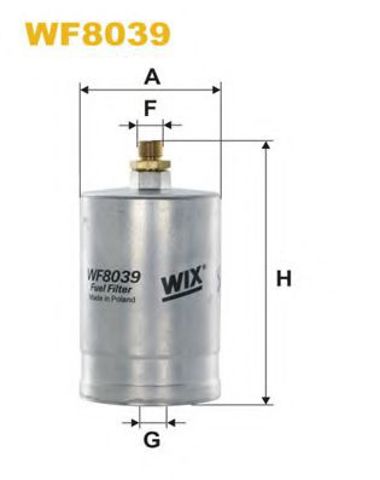 WF8039 WIX Топливный фильтр купить в Черкассы