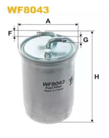 Фильтр тонкой очистки топлива WF8043 WIX