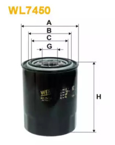 WL7450 Масляный фильтр купить Черновцы