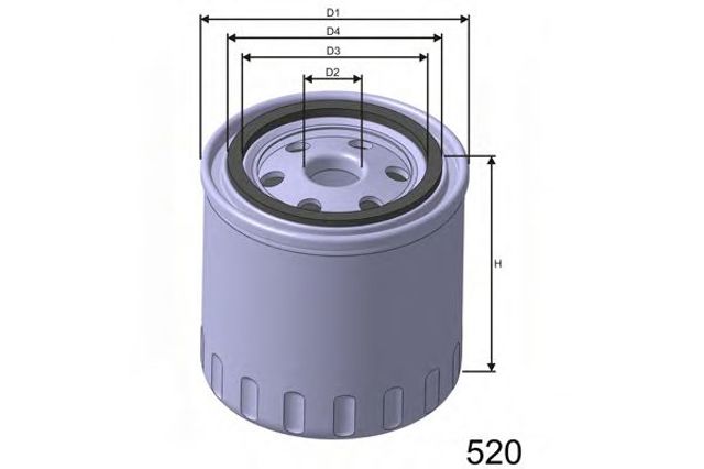 Z165 MISFAT Масляный фильтр купить в Харьков