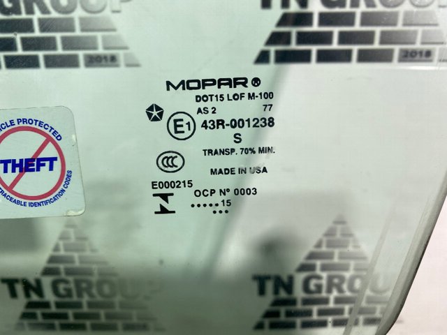 CHRYSLER 68104585AC Стекло двери передней левой в наличии Каменское