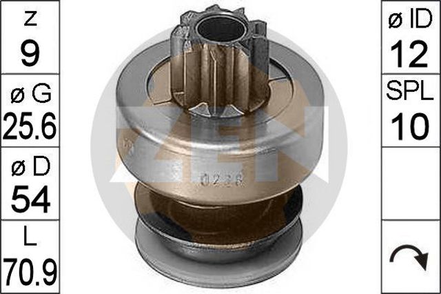 225098 ERA Бендикс стартера купить в Ирпень