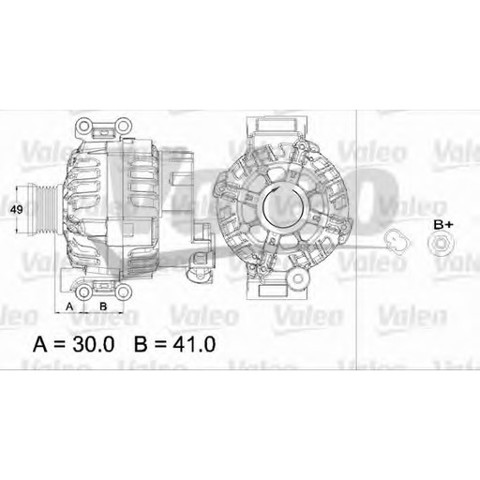 437449 VALEO Генератор купить в Павлоград