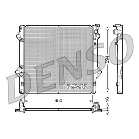 DRM50036 DENSO Радиатор купить в Кривой Рог