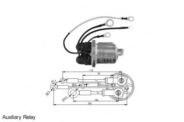 ZM2409 ZM Реле втягивающее стартера купить в Черкассы