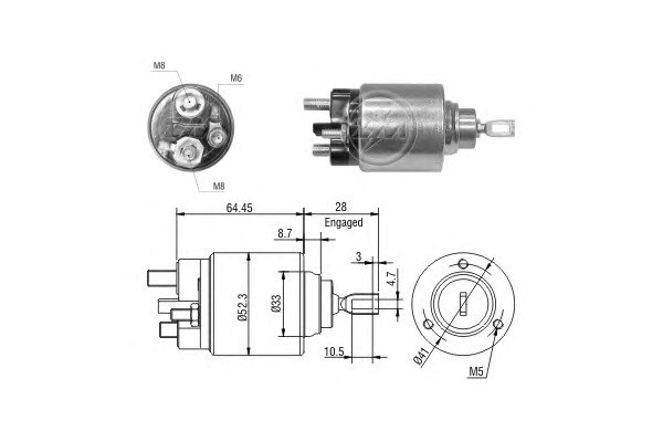 ZM371 Втягивающее реле стартера купить Черкассы