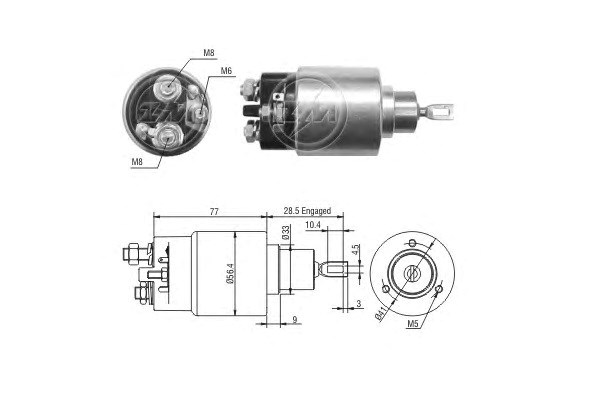 ZM6973 Втягивающее реле стартера купить Черкассы
