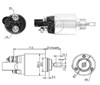 Реле втягивающее стартера ZM8381 ZM