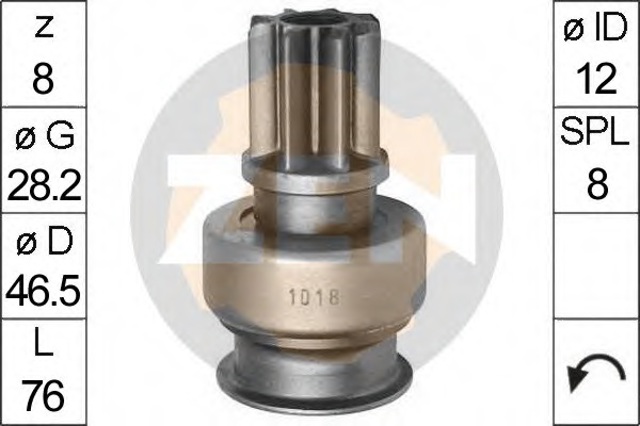 ZEN ZN1018 Бендикс стартера в наличии Чернигов