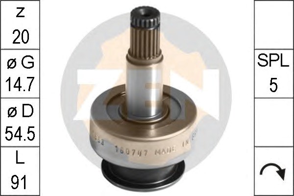 ZN1563 ZEN Бендикс стартера купить в Ирпень