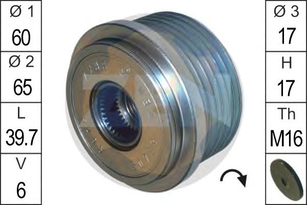 ZEN ZN5495 Шкив генератора в наличии Николаев