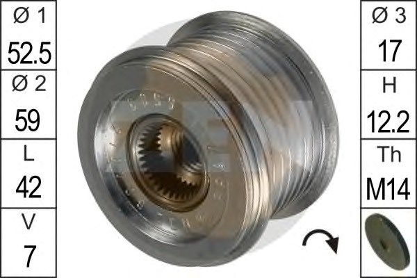 ZEN ZN5503 Шкив генератора в наличии Львов