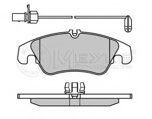 Колодки передние 0252474319W MEYLE