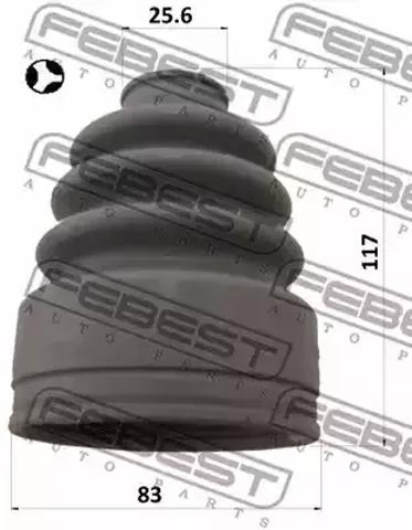 Пыльник шарнира угловых скоростей внутренний передний 0315YF4T FEBEST