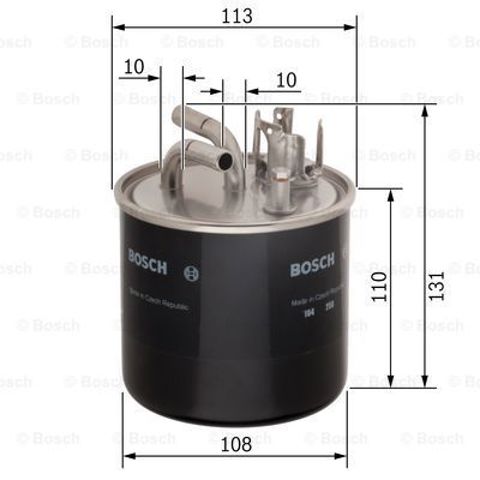 Фильтр топлива 0450906458 BOSCH