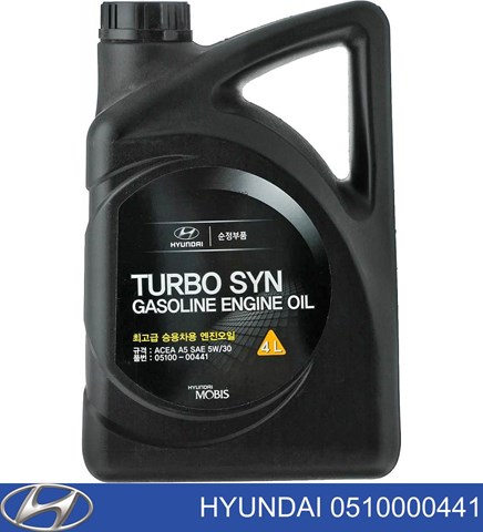 Олива моторна hyundai/kia turbo syn gasoline 5w-30, 4л. 0510000441