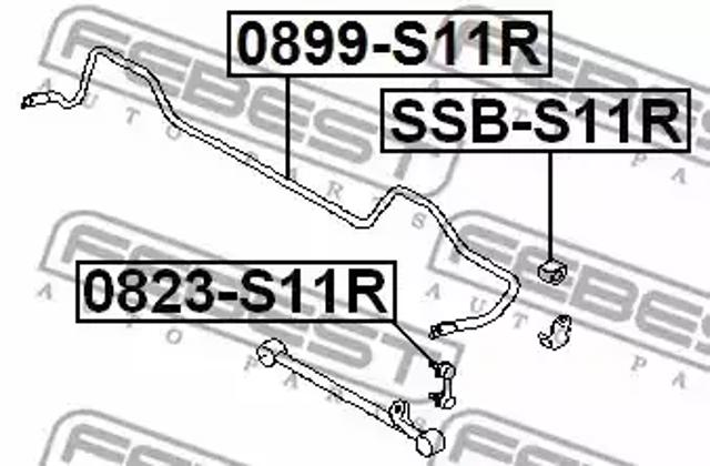 Стабилизатор задний 0899S11R FEBEST