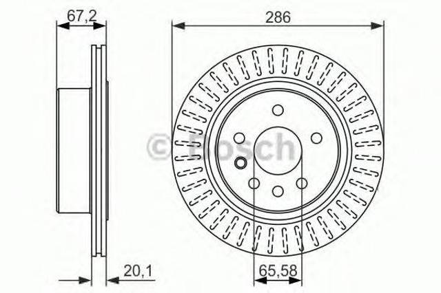 0986479394 BOSCH Тормозные диски купить в Каменское