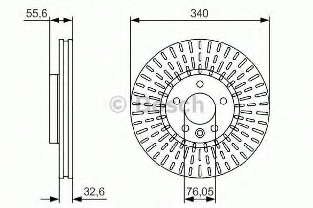 Ротор тормозной 0986479546 BOSCH
