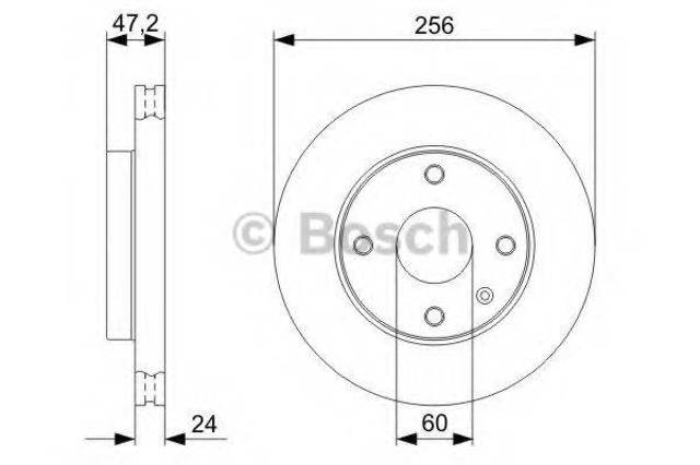 Ротор тормозной 0986479C01 BOSCH