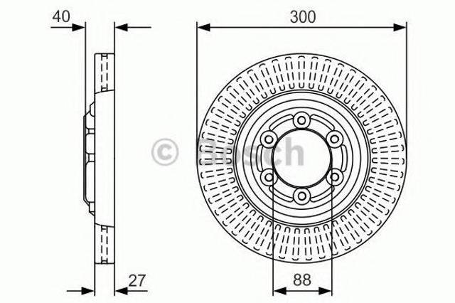 Ротор тормозной 0986479V29 BOSCH