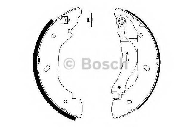 Барабанные колодки 0986487660 BOSCH