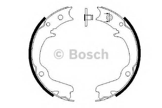 Тормозные колодки стояночного тормоза 0986487681 BOSCH