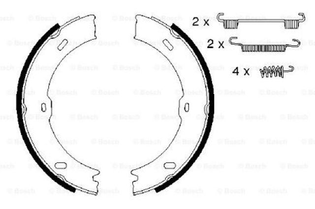 Тормозные колодки стояночного тормоза 0986487720 BOSCH