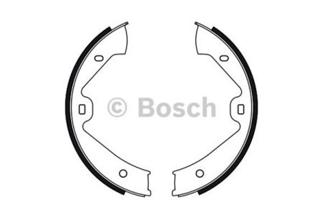 Колодки стояночного тормоза 0986487755 BOSCH