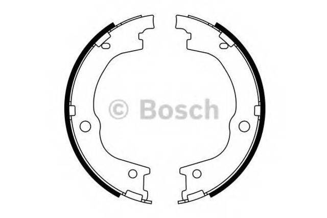 0986487780 BOSCH Колодки ручника купить в Полтава