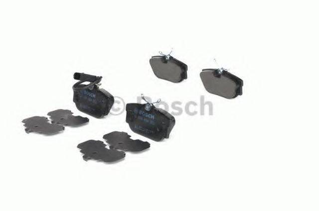Колодки на тормоз задний дисковый 0986494051 BOSCH