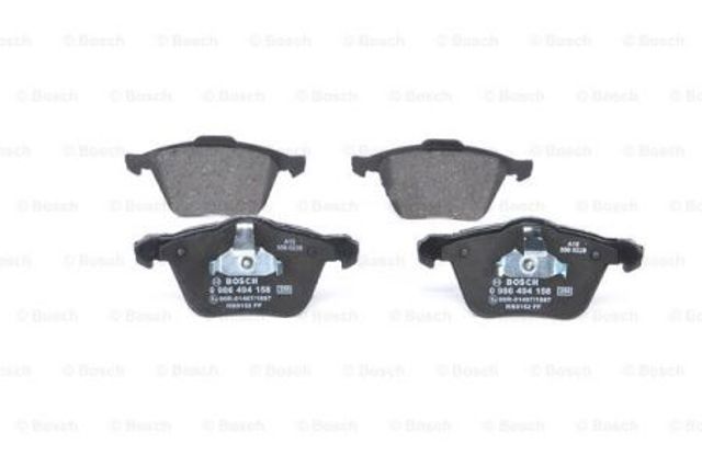 Колодки тормозные передние дисковые 0986494158 BOSCH