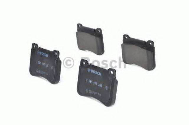 Передние тормозные колодки 0986494166 BOSCH
