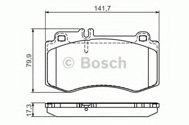 Колодки тормозные 0986494405 BOSCH