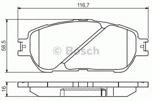 Колодки передние Toyota Avalon