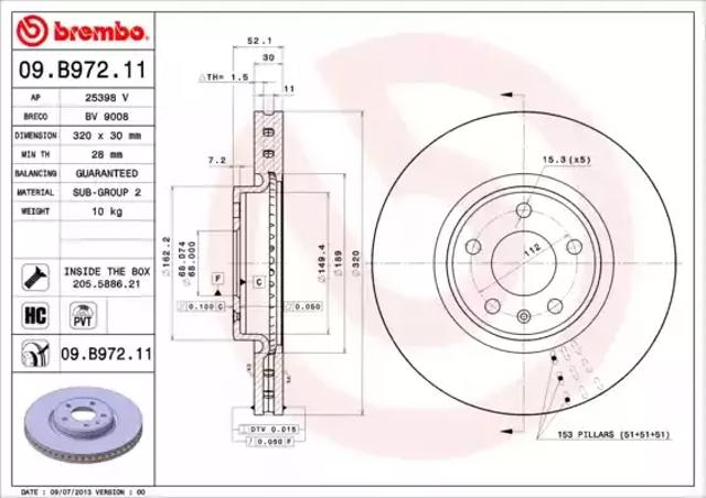 09B97211 Brembo