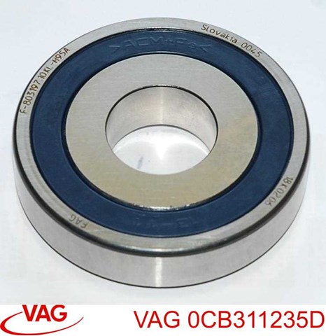 Подшипник вторичного вала КПП 0CB311235D VAG