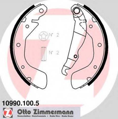 Барабанные тормозные колодки 109901005 ZIMMERMANN