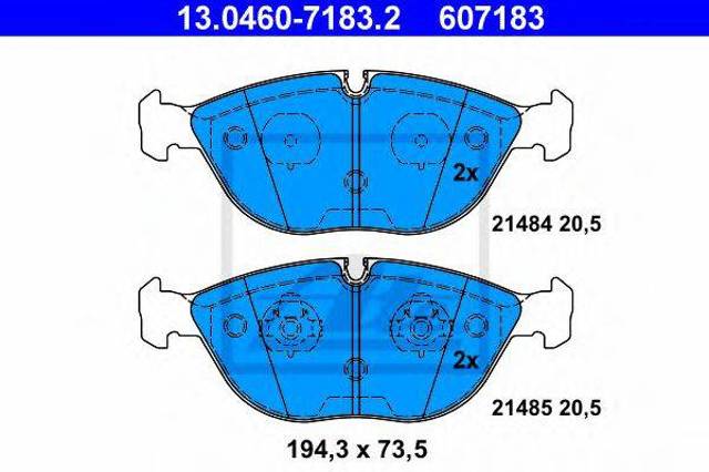 Колодки передние Volkswagen Golf IV