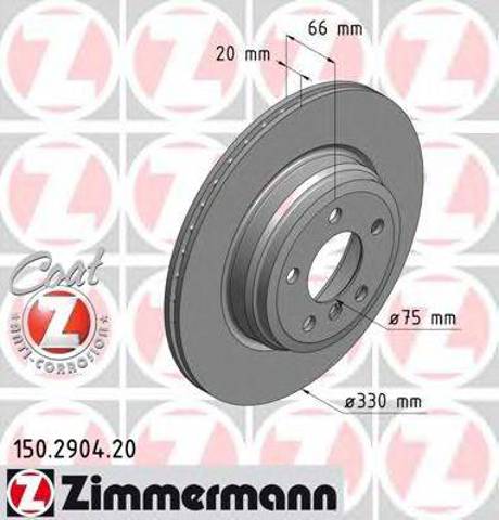 Тормозные диски 150290420 ZIMMERMANN