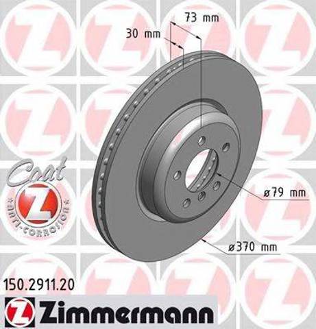 Тормоз дисковый передний 150291120 ZIMMERMANN