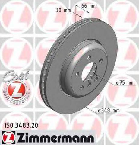 Ротор тормозной 150348320 ZIMMERMANN