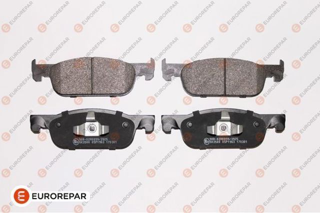 Колодки тормозные передние дисковые 1639377680 EUROREPAR
