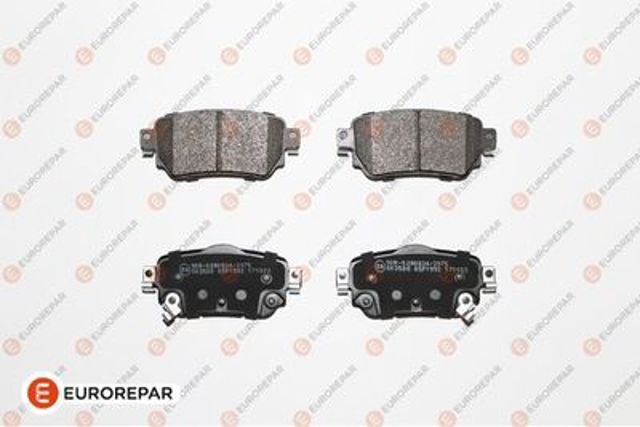 Колодки тормозные дисковые комплект 1667816580 EUROREPAR