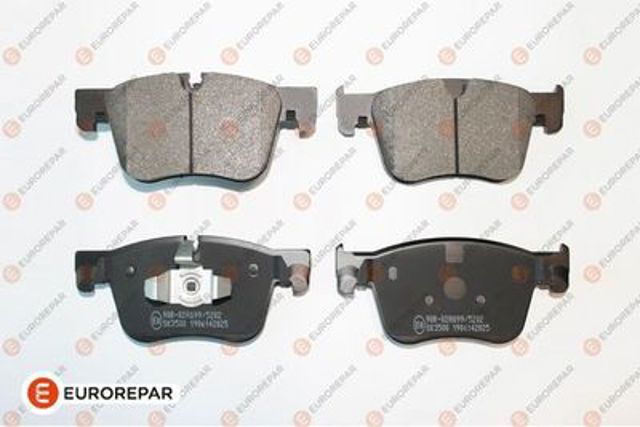 Передние тормозные колодки 1667817080 EUROREPAR