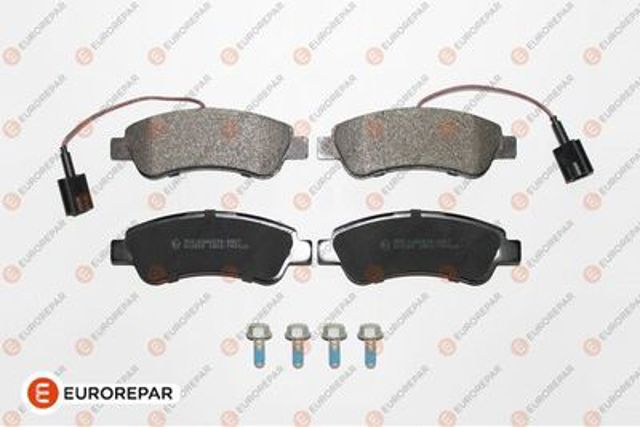 Колодки тормозные задние, дисковые 1675989880 EUROREPAR