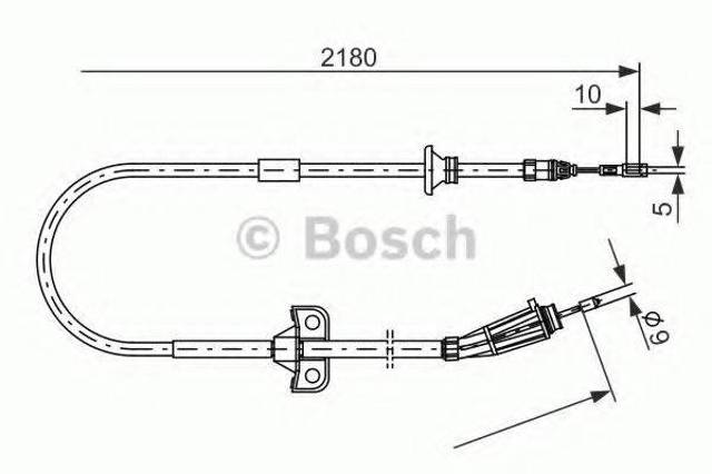 Тормоз стояночный 1987477248 BOSCH