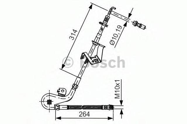 Тормозной шланг 1987481428 BOSCH