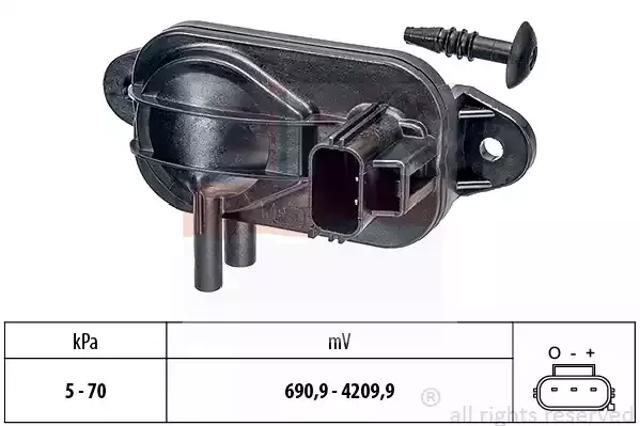 Датчик давления выхлопных газов 1993268 EPS