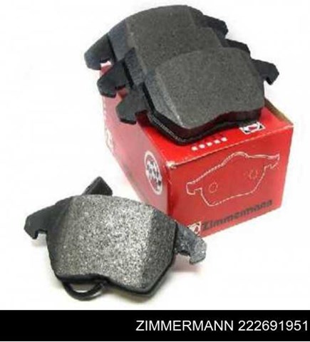 ZIMMERMANN 222691951 Колодки тормозные передние дисковые в наличии Запорожье